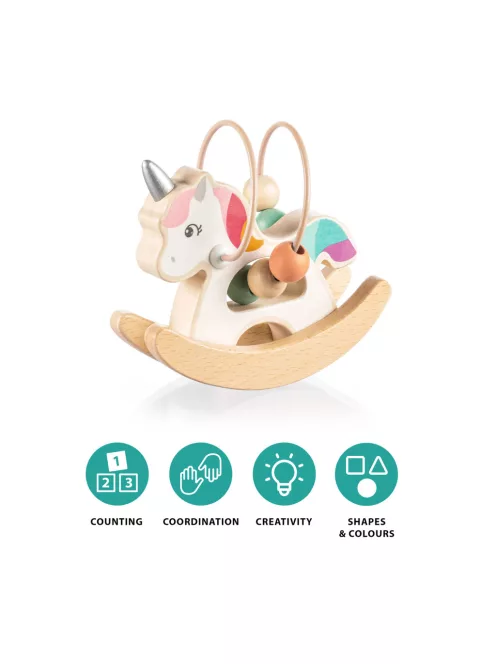 Zopa Fa unikornisos golyóvezető - Pink