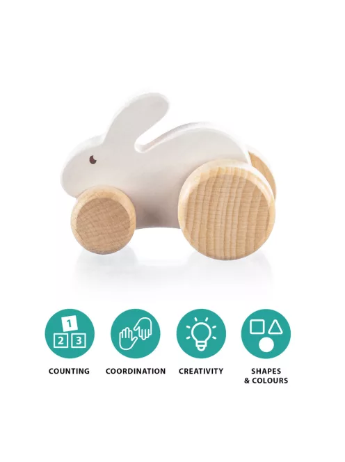 Zopa Fa gurulós állatka - Rabbit