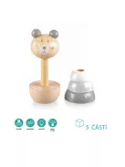 Zopa Fa toronyépítő állatka - Bear