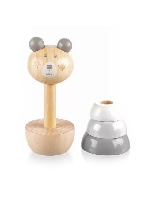 Zopa Fa toronyépítő állatka - Bear