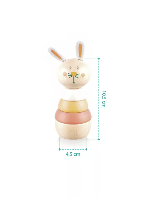 Zopa Fa toronyépítő állatka - Rabbit