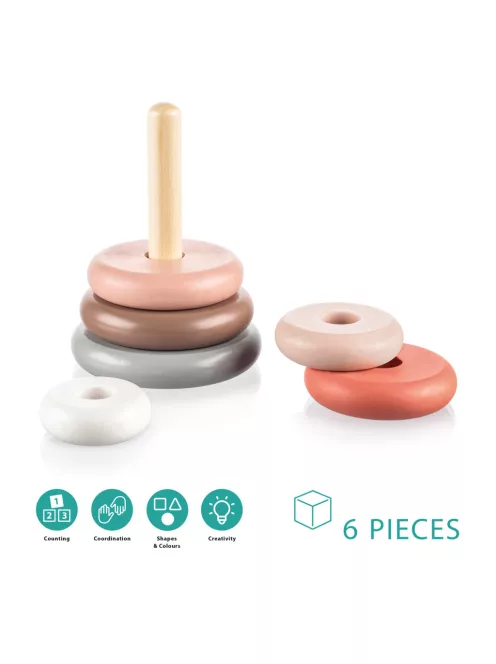 Zopa Fa toronyépítő - Pink