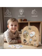 Zopa Fa Montessori időjárás tábla