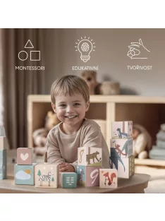 Zopa 10 db-os toronyépítő kocka kartonpapírból