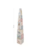 Zopa 10 db-os toronyépítő kocka kartonpapírból