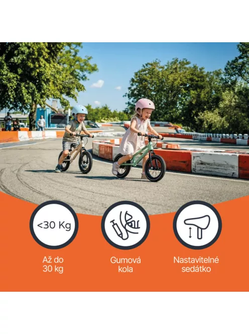 Zopa Racer futóbicikli fékkel Charcoal Black