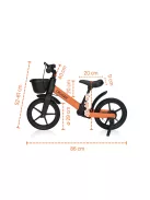 Zopa Cruiser futóbicikli fékkel - District Brown
