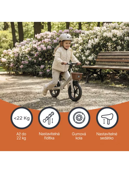 Zopa Cruiser futóbicikli fékkel - Ivory Brown