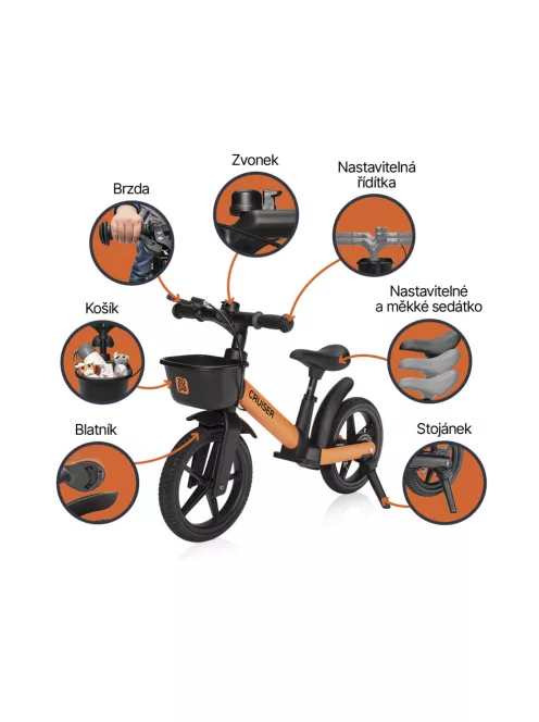 Zopa Cruiser futóbicikli fékkel - Kodi Race