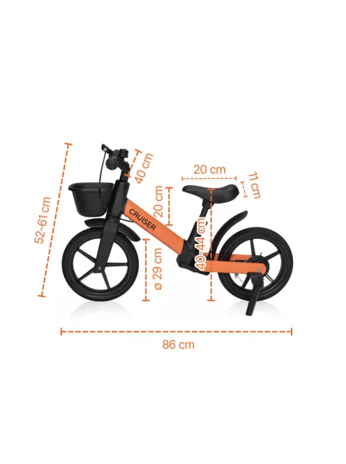 Zopa Cruiser futóbicikli fékkel - Kodi Race