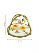 Zopa Cuddle interaktív játszószőnyeg játékíves kerettel Garden