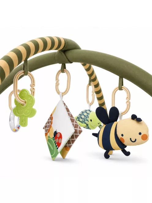 Zopa Cuddle interaktív játszószőnyeg játékíves kerettel Garden