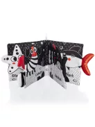 Zopa Kontrasztos fejlesztő plüsskönyv Crab