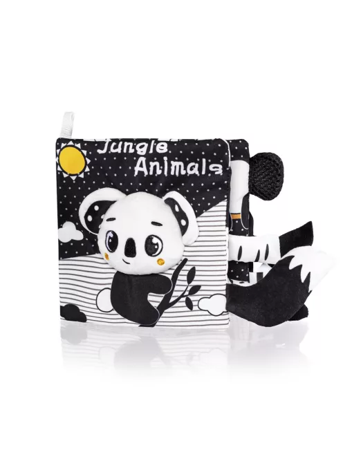 Zopa Kontrasztos fejlesztő plüsskönyv Panda
