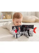 Zopa Kontrasztos fejlesztő plüsskönyv Panda
