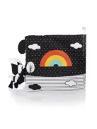 Zopa Kontrasztos fejlesztő plüsskönyv Panda
