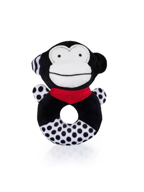 Zopa Kontrasztos fejlesztő csörgő Monkey