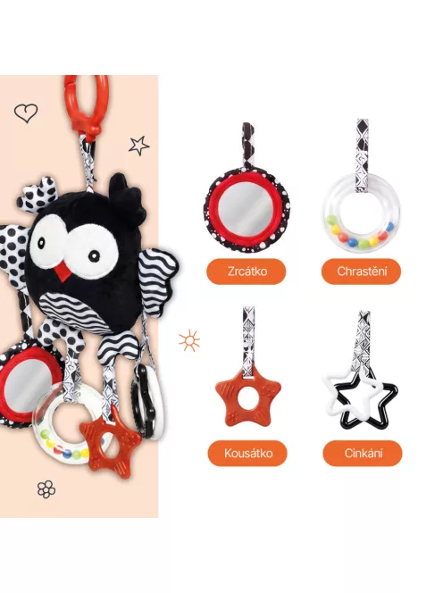 Zopa Kontrasztos fejlesztő játék Dog