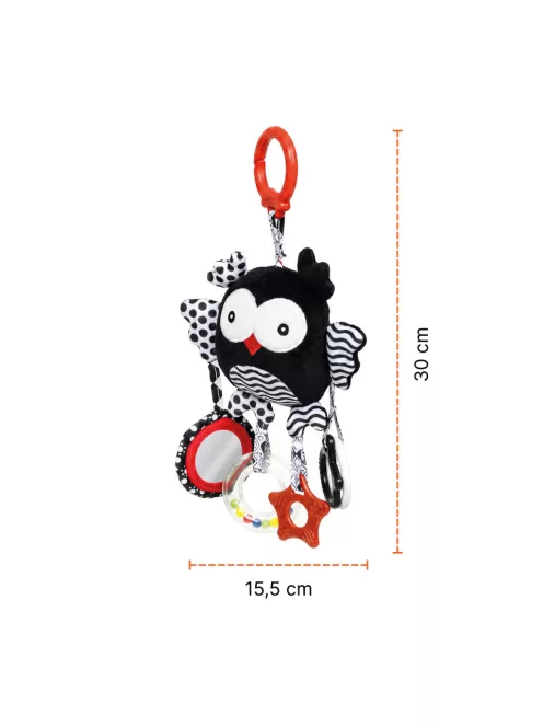 Zopa Kontrasztos fejlesztő játék Owl
