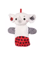 Zopa Kontrasztos fejlesztő kesztyűbáb Elephant