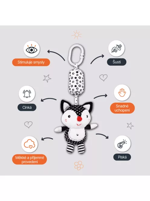 Zopa Kontrasztos fejlesztő függőjáték Cat