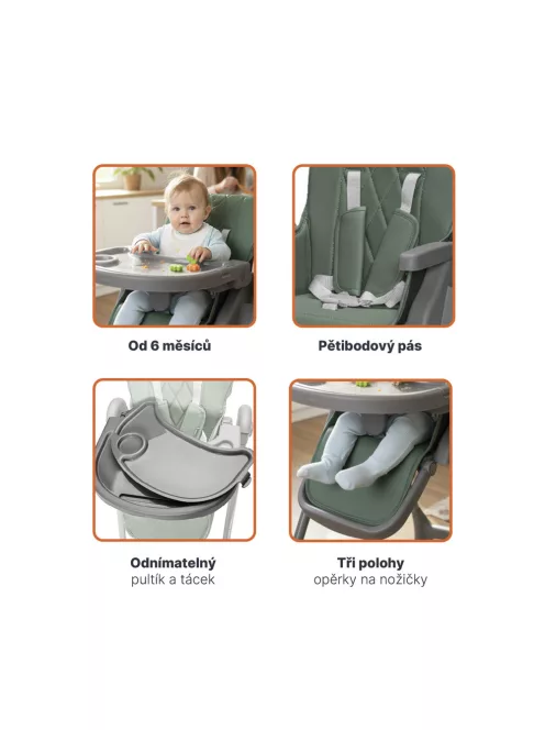 Zopa Primo etetőszé - Ivory Beige