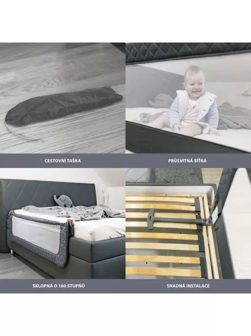 Zopa Bed rail Monna - Sand Beige