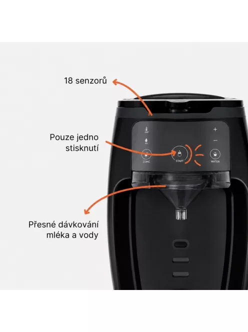 Zopa Formula milk maker Babyccino Black