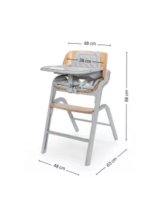 Zopa Inspira 2 Etetőszék Oyster Grey