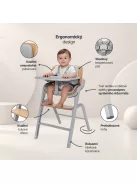 Zopa Inspira 2 Etetőszék Oyster Grey