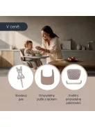 Zopa Inspira 2 Etetőszék Oyster Natur