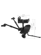 Zopa Segboard 2 ülés a babakocsi fellépőhöz - Black