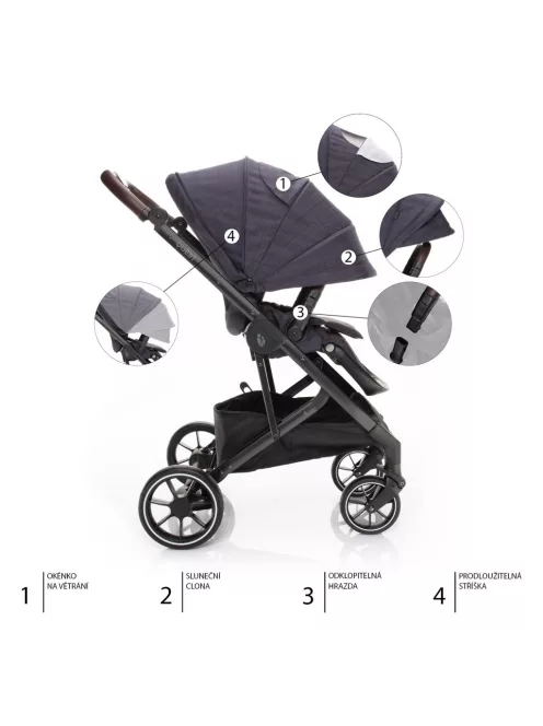 Zopa Quest babakocsi Midnight Navy/Black