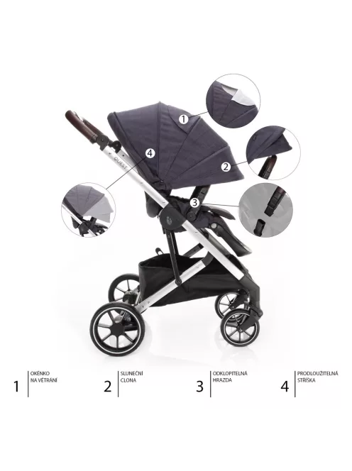 Zopa Quest babakocsi Midnight Navy/Silver