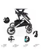 Zopa Quest babakocsi Vulcan Black/Silver