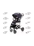 Zopa Quest babakocsi Vulcan Black/Silver