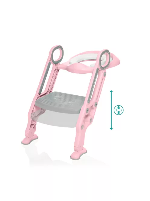 Zopa Lépcsős WC szűkítő - Blush PInk
