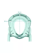 Zopa Lépcsős WC szűkítő - Ice Green