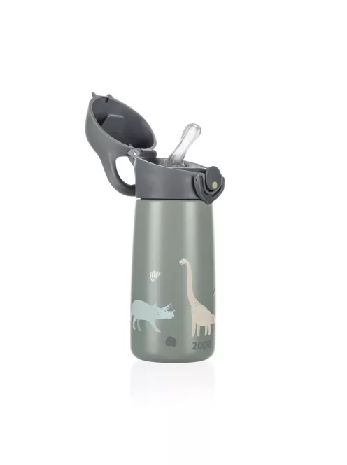 Zopa 400 ml-es termosz cumis szívószállal - Dino