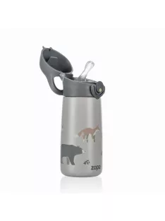 Zopa 400 ml-es termosz cumis szívószállal - Mountains