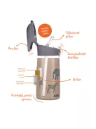 Zopa 400 ml-es termosz cumis szívószállal - Mountains