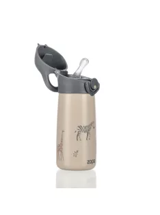 Zopa 400 ml-es termosz cumis szívószállal - Safari