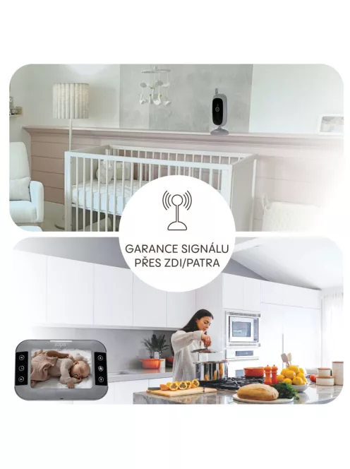 Zopa Static digitális videós bébiőr - Grey