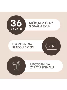 Zopa Observatory digitális videós bébiőr - Grey