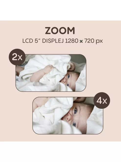 Zopa Observatory digitális videós bébiőr - Grey