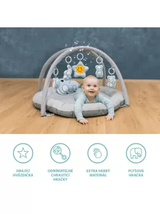 Zopa Komfort játszószőnyeg - Cuddle Grey