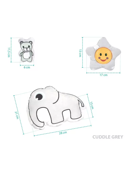 Zopa Komfort játszószőnyeg - Cuddle Grey