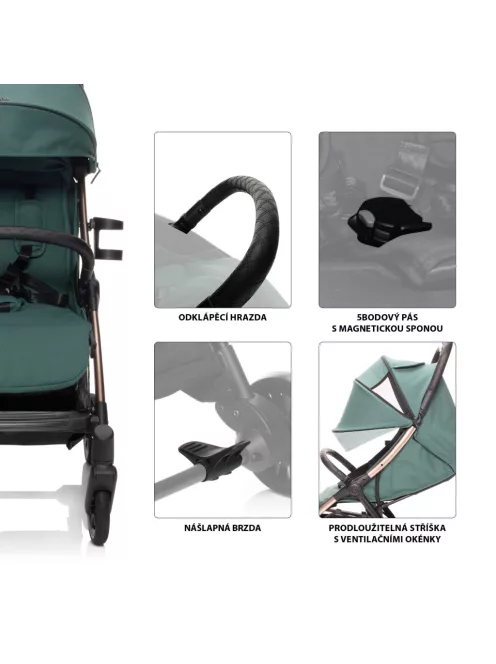 Zopa Quiq 2 babakocsi - Aquatic Green