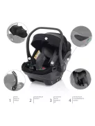Zopa Carseat XS Plus i-size Rocky Grey