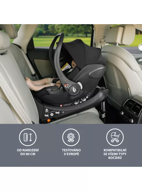 Zopa Carseat XS Plus i-size Rocky Grey